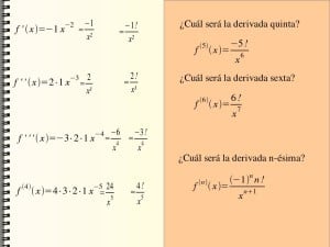 Ejemplos de derivadas, Ejercicios
