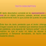 Ejemplos de textos descriptivos, literaria