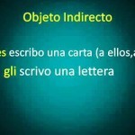 Objeto indirecto, como se une al verbo
