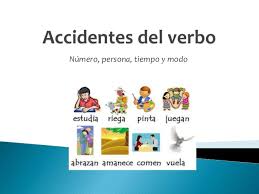 Accidentes del verbo, número y persona