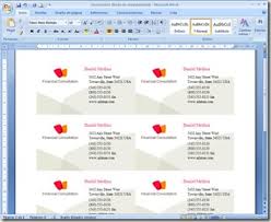 Como hacer tarjetas de presentación con Microsoft Word