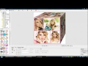 Cómo hacer un cubo Con photoscape