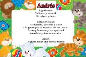 Significado de Andrés Y sus características
