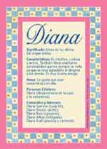 Significado de Diana en numerología
