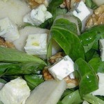Ensaladas de verano De queso azul y peras