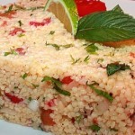 Ensaladas de verano:  Taboulé con caballa