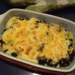 Espinacas con bechamel Gratinadas