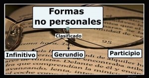 Ejemplos de Formas no personales del verbo.