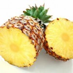 Frutas de primavera En América del Sur (piña o ananá)