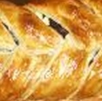 Recetas con hojaldre:  Trenza salada