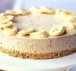 Tarta de queso al horno Y plátano