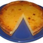 Tarta de queso al horno tradicional