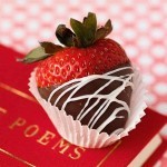 Fresas con chocolate Para una cena romántica