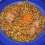 Sopa de lentejas Con carne