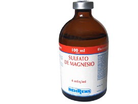 Sulfato de magnesio y sus usos