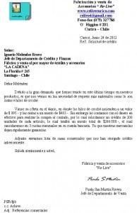 Modelo carta solicitud de préstamo - Ejemplos De